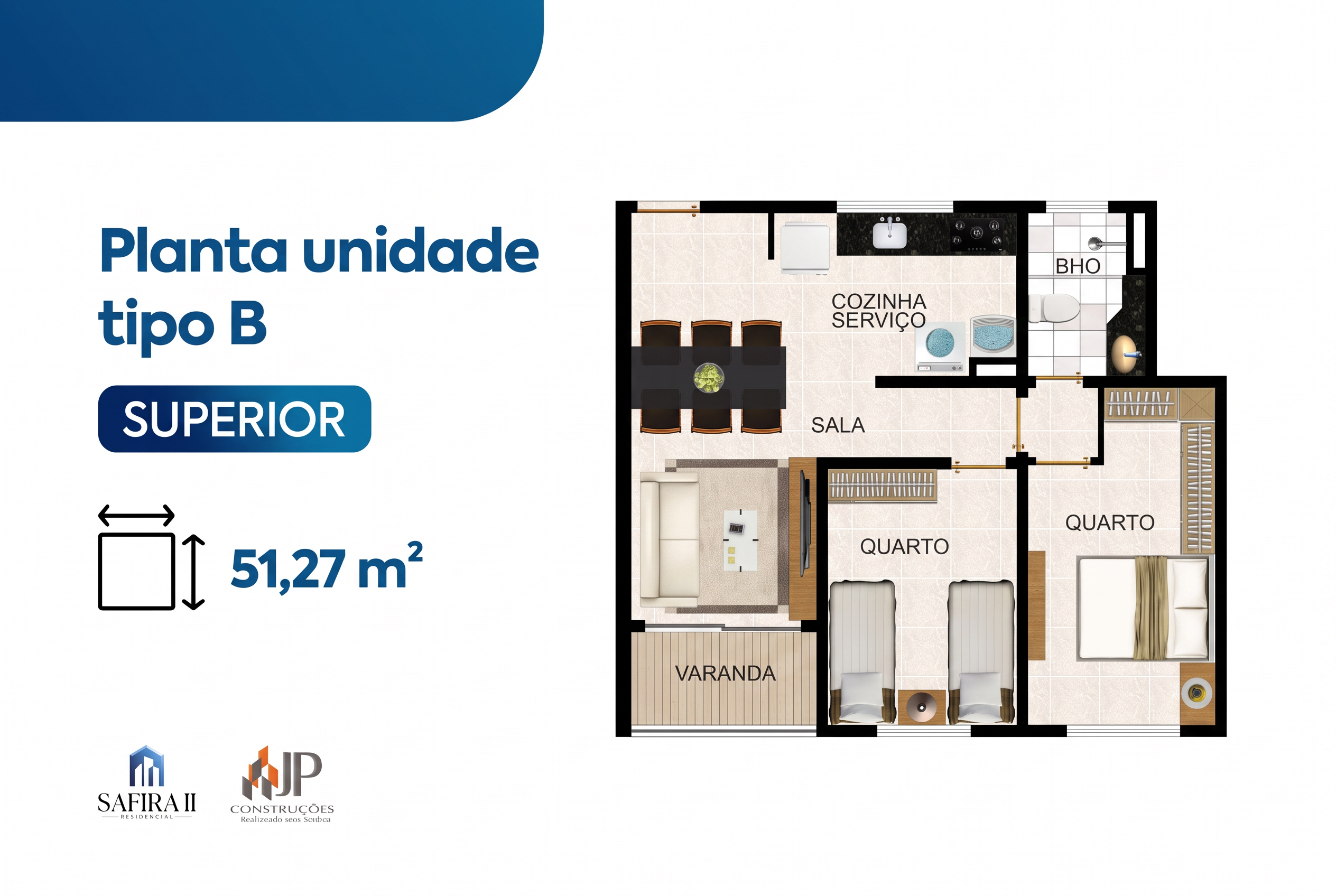 Planta Tipo B — Superior