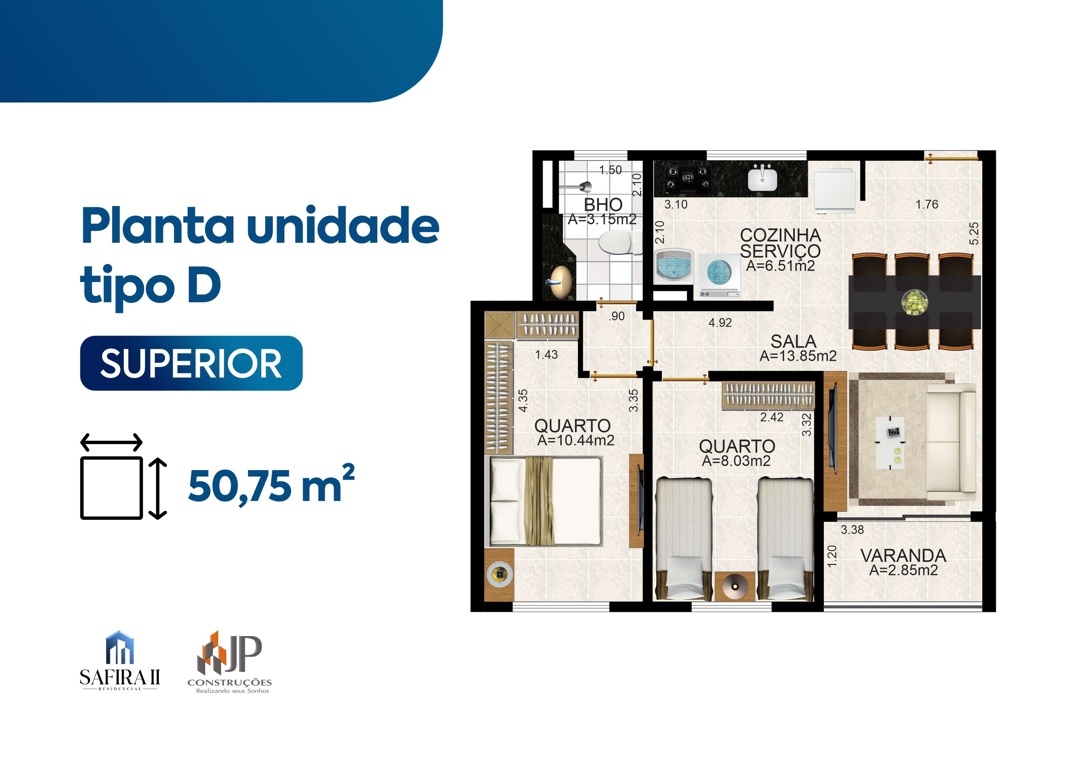 Planta Tipo D — Superior